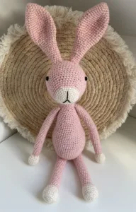 Grote Snuf Roze - gehaakte knuffel