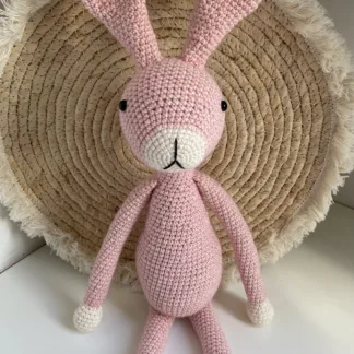 Grote Snuf Roze - gehaakte knuffel
