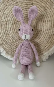 Kleine Snuf Roze - gehaakte knuffel