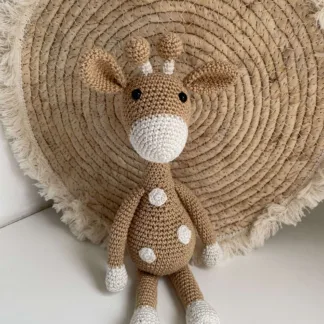 Kleine Giraf Beige - gehaakte knuffel