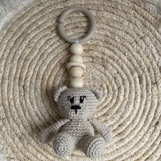 Wagenhanger Beertje Zand - gehaakte wagenhanger