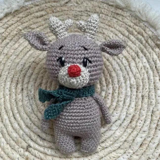 Rendiertje  - gehaakte knuffel