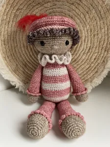 Pietje Roze - gehaakte knuffel